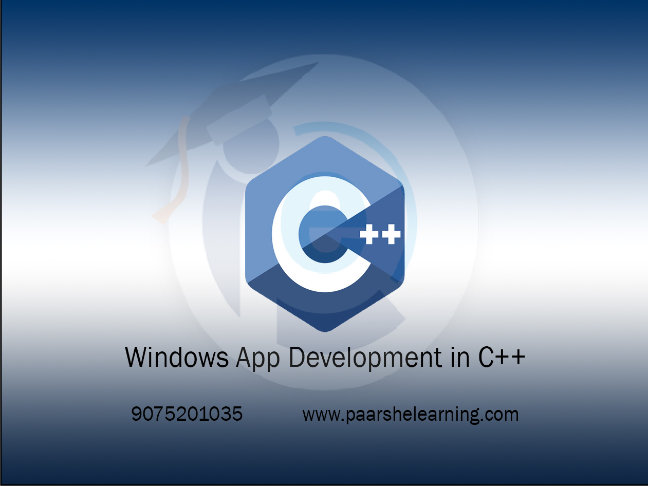 Windows App Development in C++